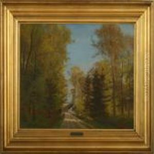 Forrest Scenery With House Forrest Scenery With House