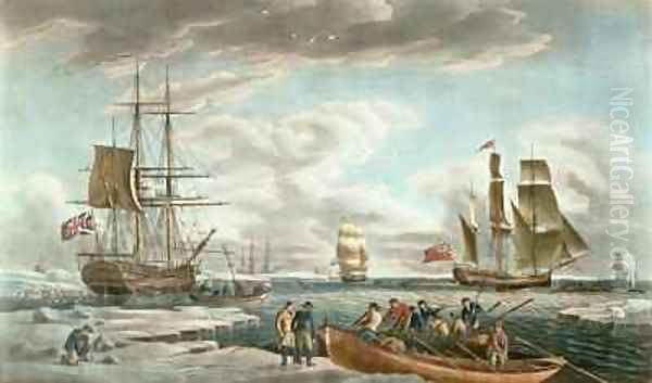 The Greenland Whale Fishery - view 1
