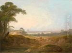 Hirten In Der Romischen Campagna by John Rathbone