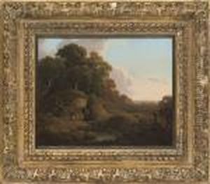 Two Travellers On The Roman Campagna by John Rathbone