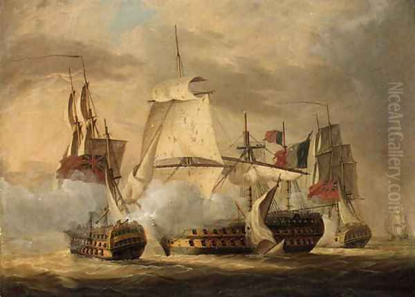 The Capture of the Guillaume Tell, 31 March 1800 - view 1