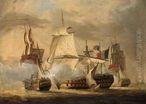 The Capture of the Guillaume Tell, 31 March 1800 by Robert Dodd