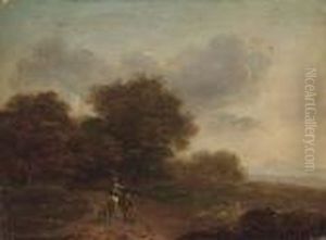 Travellers In An Extensive Landscape
