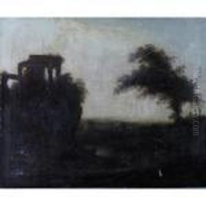Italianate Landscape With A Temple