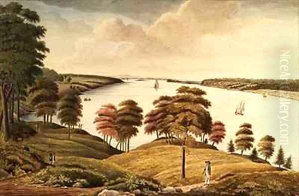 View of the Hudson River from Fort Knyphansen - view 1