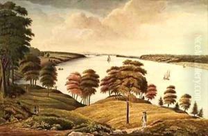 View of the Hudson River from Fort Knyphansen