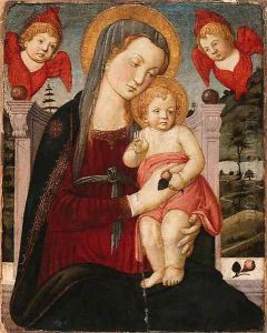 The Madonna and Child enthroned The Madonna and Child enthroned