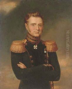 Portrait of Grand Duke Mikhail Pavlovich, waist length, in military dress