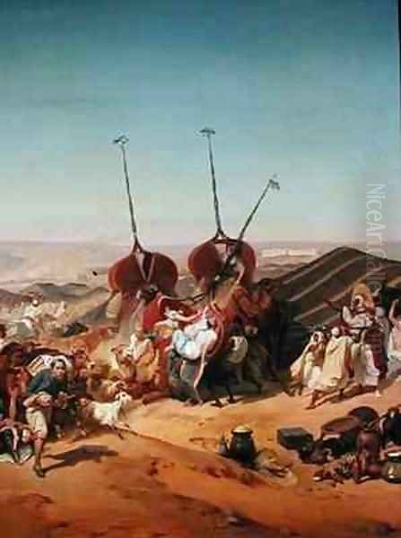 Capture of the Tribe of Abd el Kader 1808-83 by Henri dOrleans Duke of Aumale 1822-97 - view 1