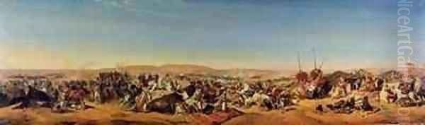 Capture of the Tribe of Abd el Kader 1808-83 by Henri dOrleans 1822-97 Duke of Aumale - view 1