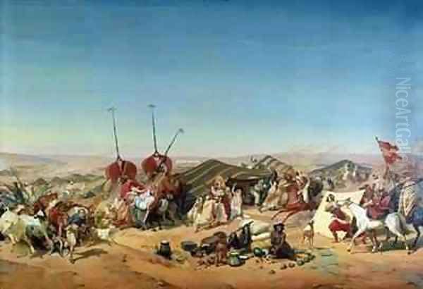 Capture of the Tribe of Abd el Kader 1808-83 by Henri dOrleans 1822-97 Duke of Aumale 2 - view 1