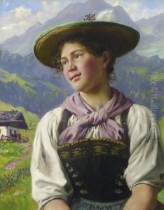 Dirndl Auf Der Alm. Dirndl Auf Der Alm.