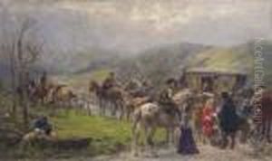 Rast Auf Reisen: A Pause From The Journey by Wilhelm Carl Rauber