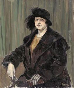 Pilar Comanges, Esposa Del Artista by Nicolas Raurich Y Petre