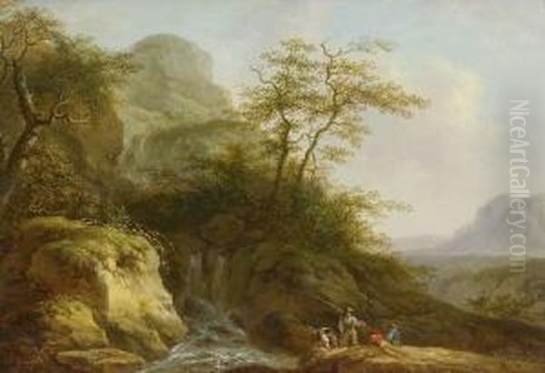 Angler Am Wildbach - view 1