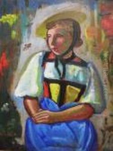 Jeune Paysanne En Costume Jeune Paysanne En Costume