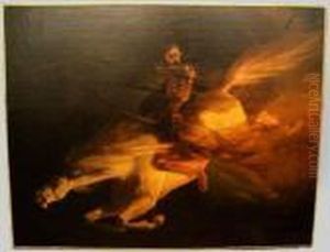 Death On A Pale Horse by Edouard John E. Ravel