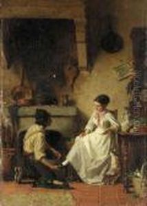 The Cobbler's Visit
Oil On Canvas The Cobbler's Visit
Oil On Canvas