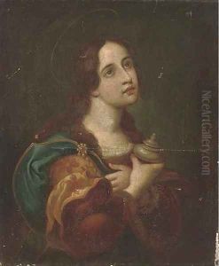The Penitent Magdalen 4 by Carlo Dolci