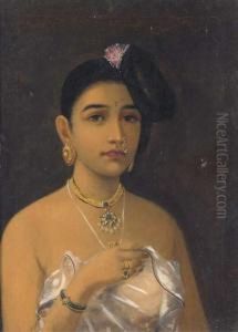 Maliyali Beauty by Raja Ravi Varma