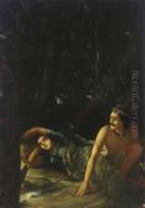 Nala And Damayanti by Raja Ravi Varma