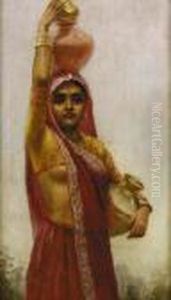 Village Belle by Raja Ravi Varma
