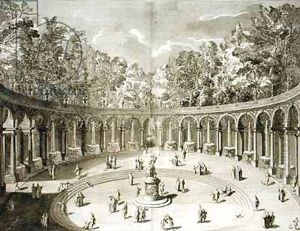 The Colonnade Versailles by Delamonce, F.