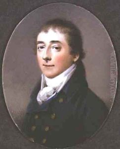 Miniature of an unknown man by Abraham Daniel