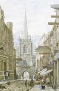 Broad Street, Bristol by Louise Rayner