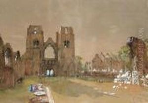 "elgin Cathedral" by Louise Rayner