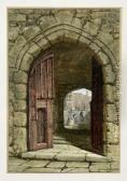 Entrance To Haddon Hall,derbyshire - view 1