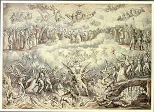 A Royalist Allegory by Claude Louis Desrais