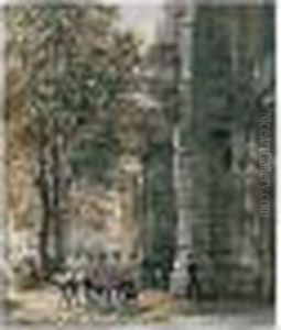 Eton College Chapel by Louise Rayner