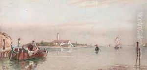 On the Lagoon, Venice by James Herve D'Egville