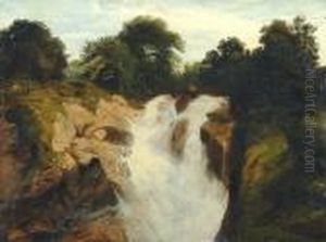 Torrente Di Montagna by Ernesto Rayper