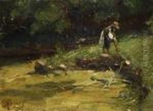 Figura Nel Prato by Ernesto Rayper
