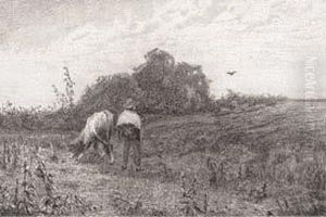 Brughiera Presso Volpiano by Ernesto Rayper