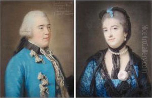 Portrait Of Stephen Fox, Lord Holland; Portrait Of Caroline, Lady Holland - view 1