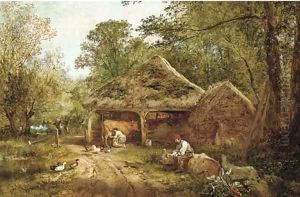 Milking time by John H. Dell