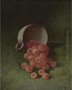 Raspberries In A Cup by Carducius Plantagenet Ream