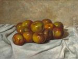 Apples On A White Drape