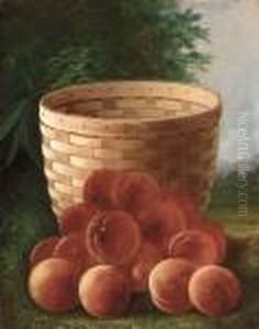 Peaches By A Basket