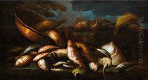 Grosses Fischstilleben by Elena Recco