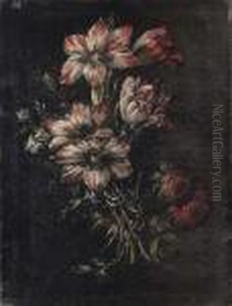 Mazzo Di Tulipani, Mughetti E Peonie - view 1