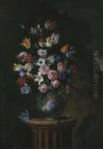 Tulipani, Rose E Altri Fiori In
Un Vaso Di Maiolica Policroma Suuna Colonna Di Ordine Corinzio, En Plein
Air Tulipani, Rose E Altri Fiori In
Un Vaso Di Maiolica Policroma Suuna Colonna Di Ordine Corinzio, En Plein
Air
