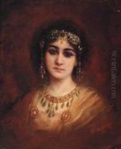 An Oriental Beauty by Theodor Recknagel