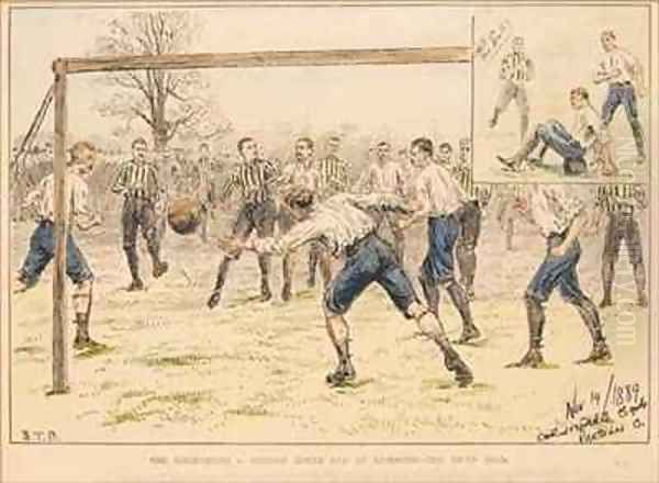 The Corinthians vs Preston North End at Richmond The Third Goal - view 1