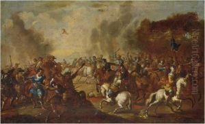A Cavalry Battle Scene