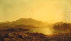 The shepherd loses his flock by Thomas Danby