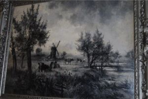 Attle In A Dutch Landscape